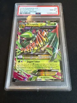 M Sceptile EX 8/98 XY - Ancient Origins Pokemon PSA 8 - Image 3