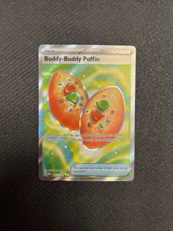 Buddy-Buddy Poffin #167/132 (Mega Evolution) - Pokemon TCG - Ultra Rare - M/NM - Image 1