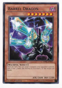 Yugioh - Barrel Dragon (Rare) (1st Edition) - DPBC-EN041 (LP) - Image 1