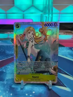 One Piece TCG - Nami PRERELEASE ENGLISH EB03-053 HEROINES SR - Near Mint - Image 1