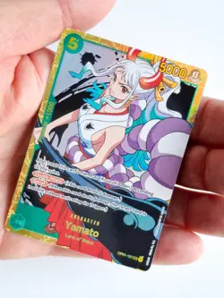 One Piece Card - Romance Dawn - OP01-121 Yamato Secret Rare SEC English NM - Image 3