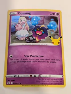 Cosmog 013/025 Celebrations 25th Anniversary Pokemon Holo Foil Nice! - Image 1