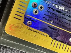 Alakazam 1/165 Expedition 2002 Reverse Holo E-Series Vintage Pokemon Card TCG - Image 3