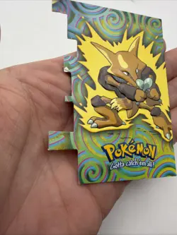 Pokemon Topps Series 2 Die Cut Alakazam 65 2000 TV Animation Collectible Card - Image 3