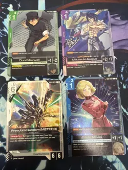 Gundam Card Game GD03-035 GFreD LR++ With Extra’s - Image 3