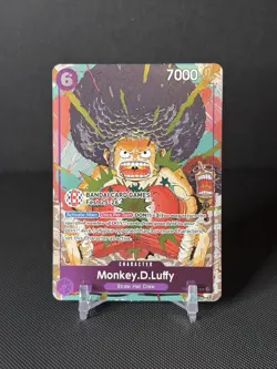 Monkey D Luffy OP07-073 BANDAI Fest 25-26 Promo One Piece Cards - Image 1