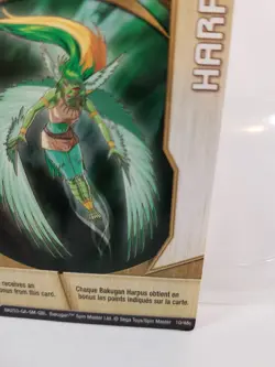 Bakugan Battle Brawlers Metal Gate Card Gold Harpus 10/48c 2008 - Image 5