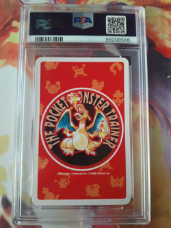 SEQUENTIAL 1996 Pokemon Ekans + Arbok Red Charizard Poker Playing Cards PSA 10 - Image 3