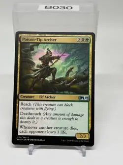 Poison-Tip Archer #220 MTG Core Set 2019 LP English - Image 1