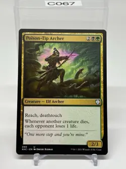 MTG Poison-Tip Archer Commander Kaldheim Uncommon #090 - Image 1
