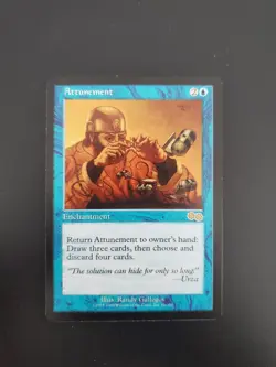 Attunement Urza's Saga Regular - Lightly Played - MTG - Magic the Gathering - Image 1