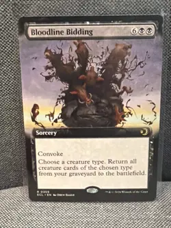 Bloodline Bidding (Extended Art) Lorwyn Eclipsed Regular - Image 1