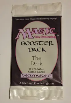 MTG MAGIC THE GATHERING THE DARK BOOSTER PACK 1994 SEALED 742818065047 - Image 1