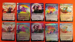 MTG - From Cute To Brute Secret Lair Foil Set With Thick Stock LP-MP PLAYED!! - Image 1