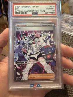 Eri 210/162 Special Illustration Rare Pokemon TCG Temporal Forces PSA 10 - Image 1