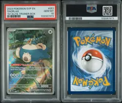 2023 POKEMON SVP EN-SV BLACK STAR PROMO 151 ELITE TRAINER BOX SNORLAX PSA 10 - Image 2
