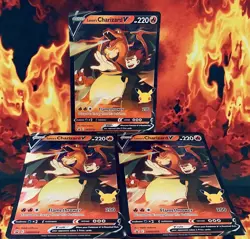 Pokemon Lance’s Charizard #SWSH133 Promo Jumbo Card Bundle/Lot Of 3 🔥 - Image 1