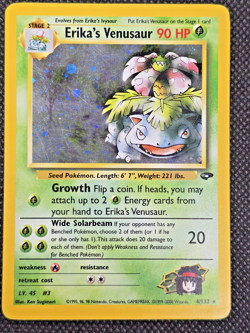 Erika's Venusaur Holo Rare Gym Challenge 004/132 - Pokemon Card - LP - Image 1