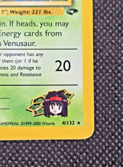 Erika's Venusaur Holo Rare Gym Challenge 004/132 - Pokemon Card - LP - Image 4
