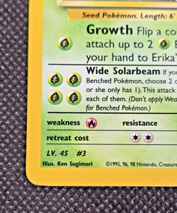 Erika's Venusaur Holo Rare Gym Challenge 004/132 - Pokemon Card - LP - Image 5