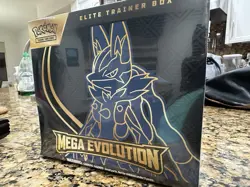 Mega Evolution Elite Trainer Box ETB Mega Lucario Pokemon TCG NEW Sealed - Image 1