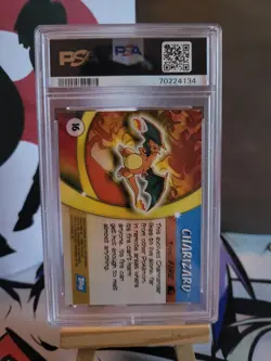 🔥2004 topps Pokemon charizard advanced challenge PSA 9🔥 - Image 2