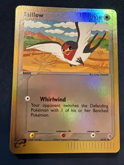 Pokemon TCG Taillow EX Dragon 76/97 Reverse Holo Vintage VLP/NM - Image 1