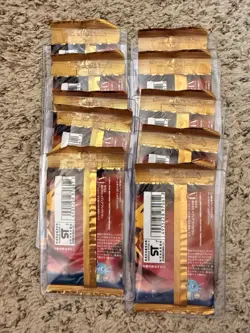 1995 Japanese Pokemon TCG Mystery of the Fossils Booster Pack. Lot of 10 SEALED! - Image 2
