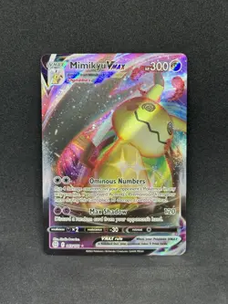 Pokemon Mimikyu VMAX 069/172 Brilliant Stars Ultra Rare NM Condition - Image 1
