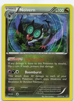 Noivern 77/111 Holo Rare Holo XY - Furious Fists LP Pokemon - Image 1