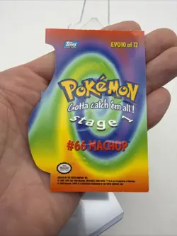 2000 topps Pokemon TV Animation Edition Series 3 Die Cut Mahcop LP - Image 5