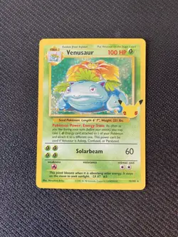 Venusaur 15/102 Holo Rare - 2021 Pokemon Celebrations Anniversary 25th NM - Image 1
