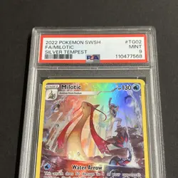 2022 Pokemon Sword & Shield Silver Tempest #TG02 Fa/Milotic PSA 9 - Image 2
