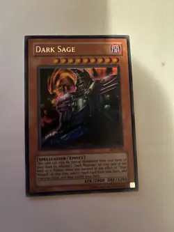 Yugioh! LP Dark Sage - DOD-002 - Secret Rare - Limited Edition Lightly Played, E - Image 1