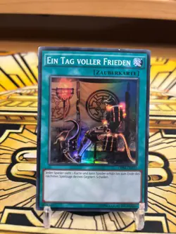 Yugioh Ein Tag voller Frieden OP04-DE012 Super Rare - Image 1