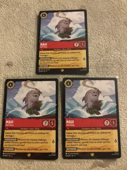 Disney Lorcana - Maui - Half-Shark 124/204 - Near Mint Non Foil X3 - Image 1