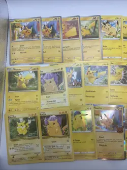 25 Different Pikachu Pokemon TCG Card Lot - Base Set Jungle WOTC Holo + More - Image 2