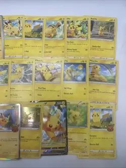 25 Different Pikachu Pokemon TCG Card Lot - Base Set Jungle WOTC Holo + More - Image 3