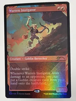 MTG English - Warren Instigator - NM Foil Secret Lair - Magic the Gathering - Image 2