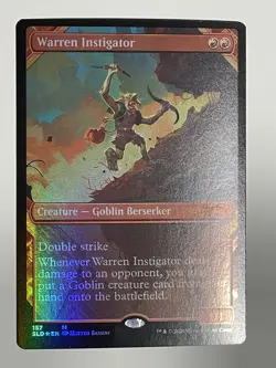 MTG English - Warren Instigator - NM Foil Secret Lair - Magic the Gathering - Image 3