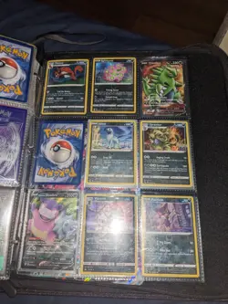 Pokemon card mostly full binder, too many photos to include all, includes binder - Image 2