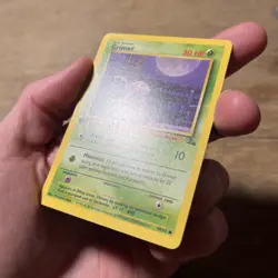 Grimer, Fossil, First Edition WOTC Pokemon card 48/62 - Image 2