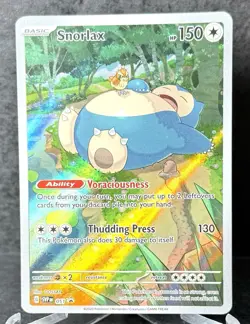 Pokemon Card TCG - Snorlax SVP 051 Scarlet & Violet 151 Black Star Promo NM - Image 1