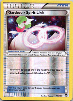 Pokemon Card Gardevoir Spirit Link Steam Siege Reverse Holo 101/114 Near Mint - Image 1