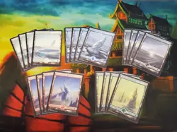 4x Each Snow-Covered Basic Lands Magic The Gathering Modern Horizons NM - Image 1