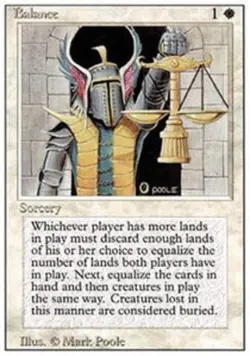 1x Balance Heavy Play MTG Magic - Kid Icarus - - Image 1