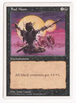 MTG | Bad Moon | 5th Edition | Regular | FADED BACK | English - Image 1