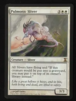 1x MTG Pulmonic Sliver - Time Spiral (TSP) #36 - Magic the Gathering - Image 1