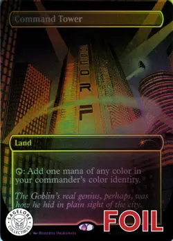 MTG Command Tower (Oscorp) (1989) | NM Foil | Secret Lair Spider-Man {SLD} - Image 1