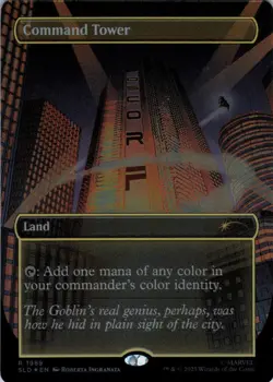MTG Command Tower (Oscorp) (1989) | NM Foil | Secret Lair Spider-Man {SLD} - Image 2